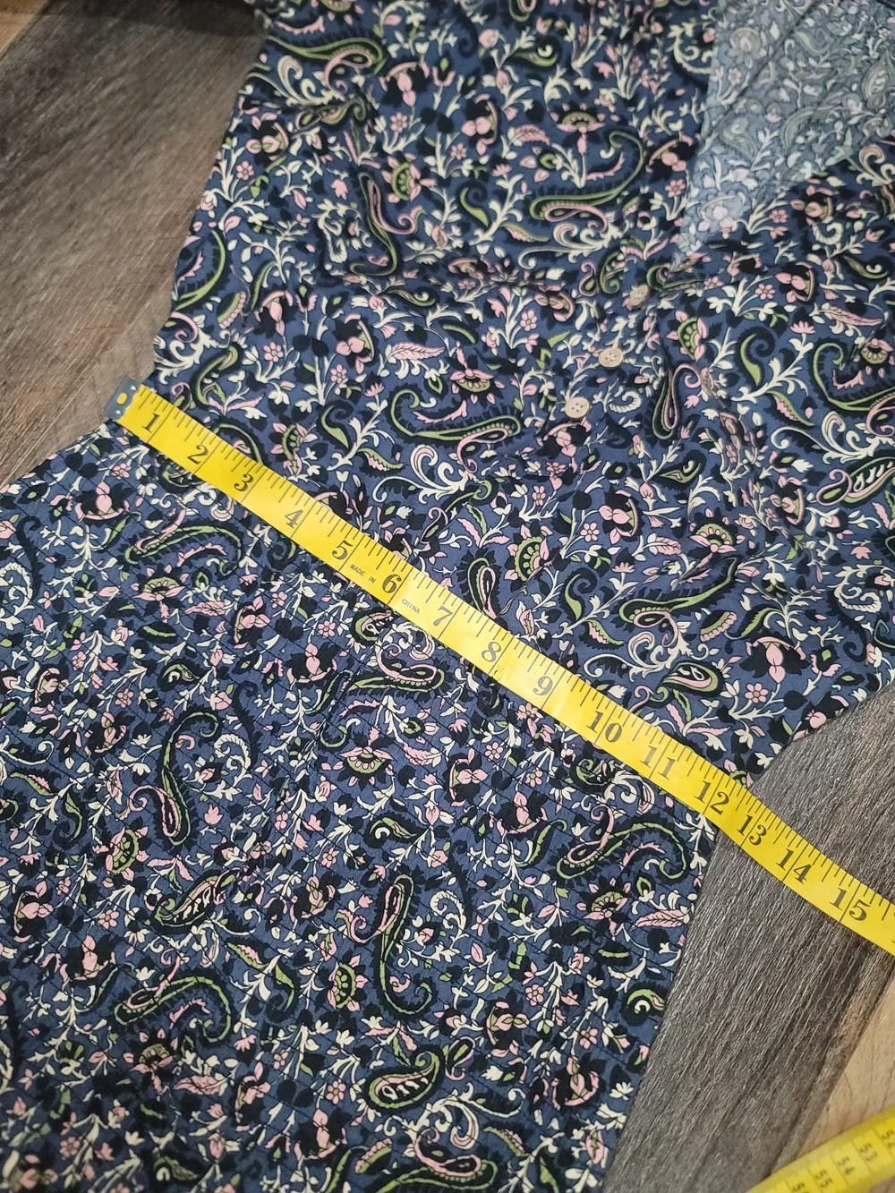 Veronica Beard Paisley Print Smocked Mini Dress Size 6 EUC - Picture 10 of 11